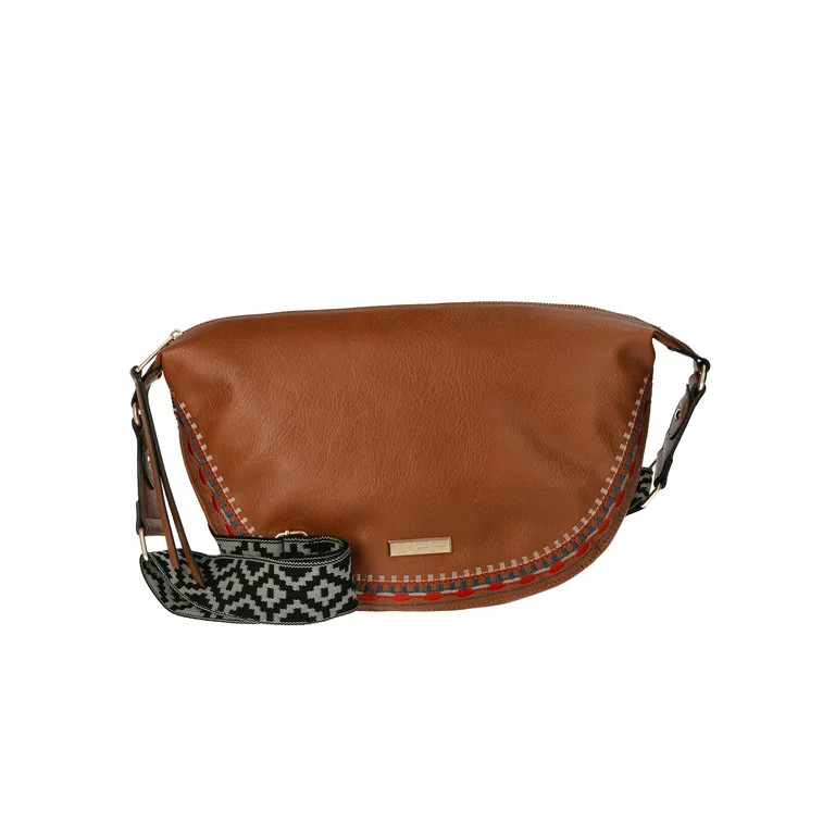 Jessica Simpson Women's Cassidy Crossbody Handbag, Cognac | Walmart (US)