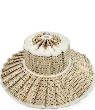 Lorna Murray Sandbar Capri Maxi Pleated Weave Sun Hat | Dillard's | Dillard's