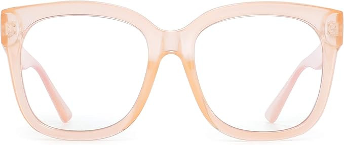 JIM HALO Blue Light Blocker Glasses for Women Oversized Square Computer Glasses Reduce Eye Strain... | Amazon (US)