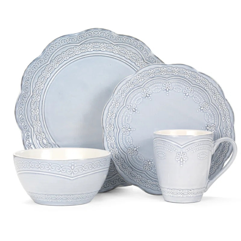 Pfaltzgraff Everyday Serephina 16 Piece Dinnerware Set, Service for 4 | Wayfair North America