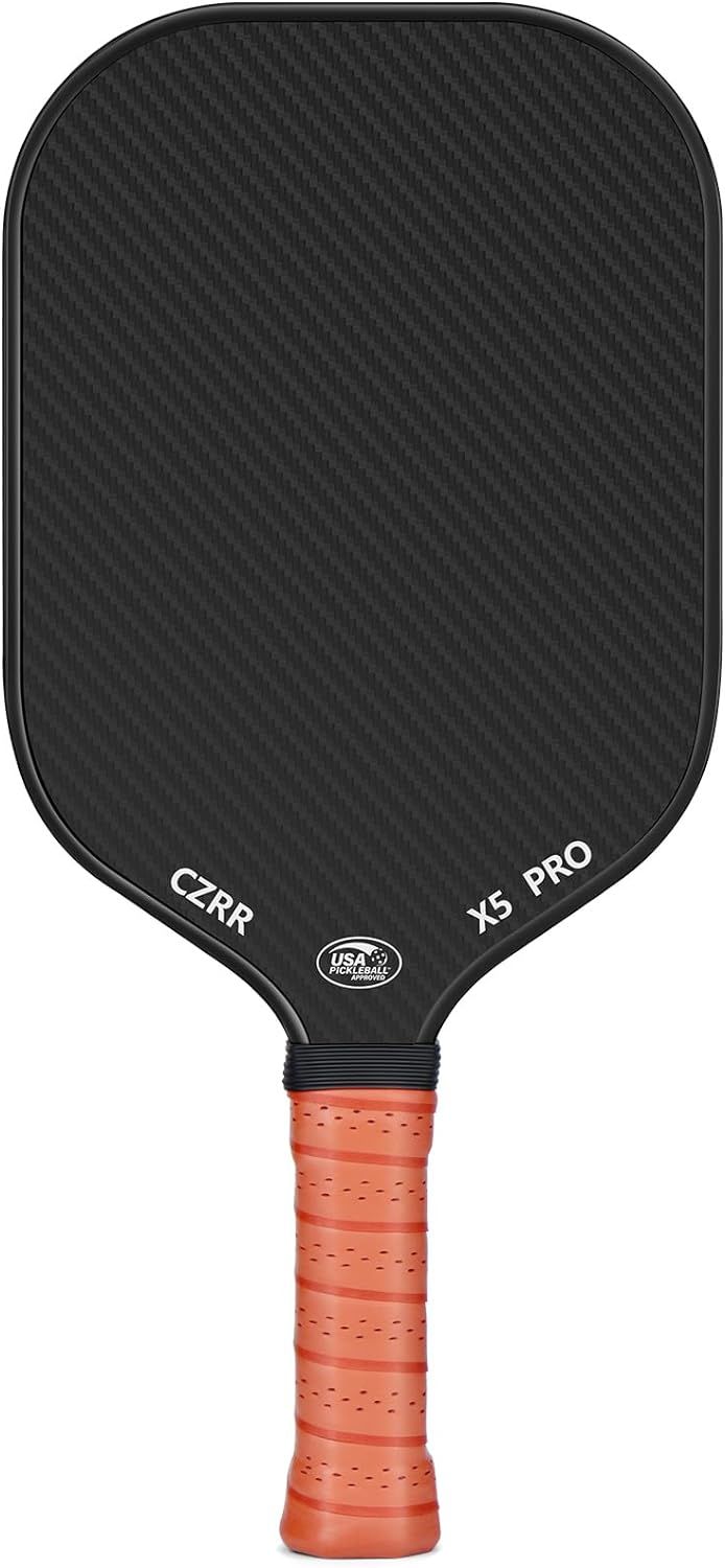 Pickleball Paddle, USA Pickleball Approved, 3K Raw Carbon Fiber Surface (CFS) High Grit & Spin, w... | Amazon (US)