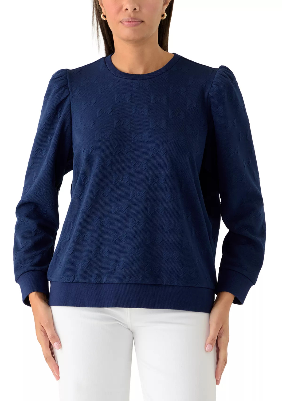Crown & Ivy™Women's Quilted Pullover Sweater | Belk