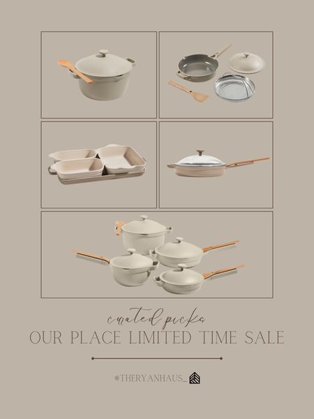 Our Place is having a limited time sale right now on their infamous pots, pans, and baking sets! These are my absolute favorite cooking sets, and they make amazing gifts too! 

#LTKsalealert #LTKGiftGuide #LTKhome