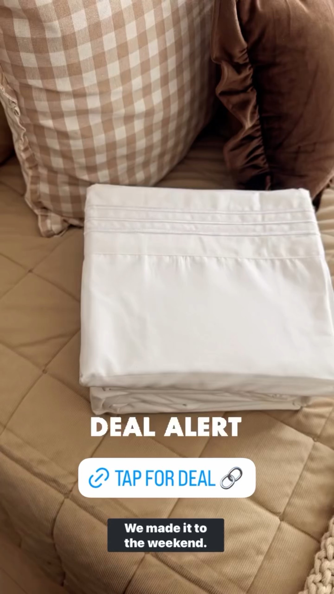 Our favorite sheets are currently on a lightning deal on Amazon! These are incredible and have over 300,000 five star reviews!

#LTKOver40 #LTKHome #LTKSaleAlert