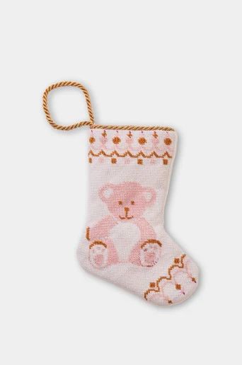 Limited Edition: Shuler Studio- Bear-y Christmas in Pink | Bauble Stockings