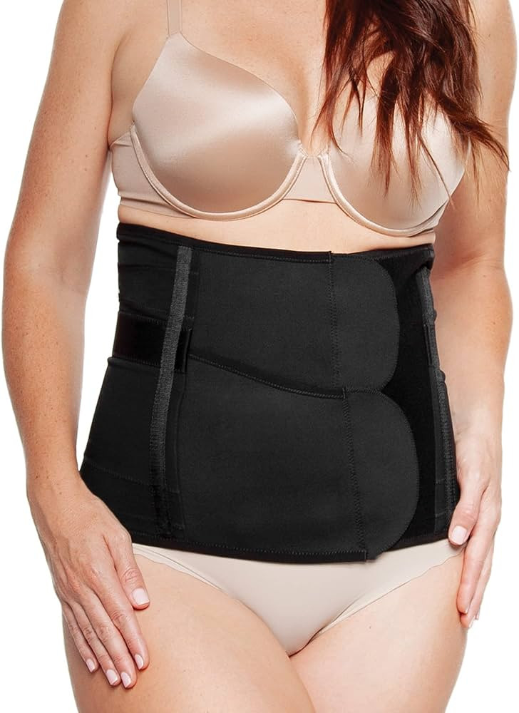 Belly Bandit Luxe Postpartum Belly Wrap - Post Pregnancy Belly Band with Five Levels of Targeted ... | Amazon (US)