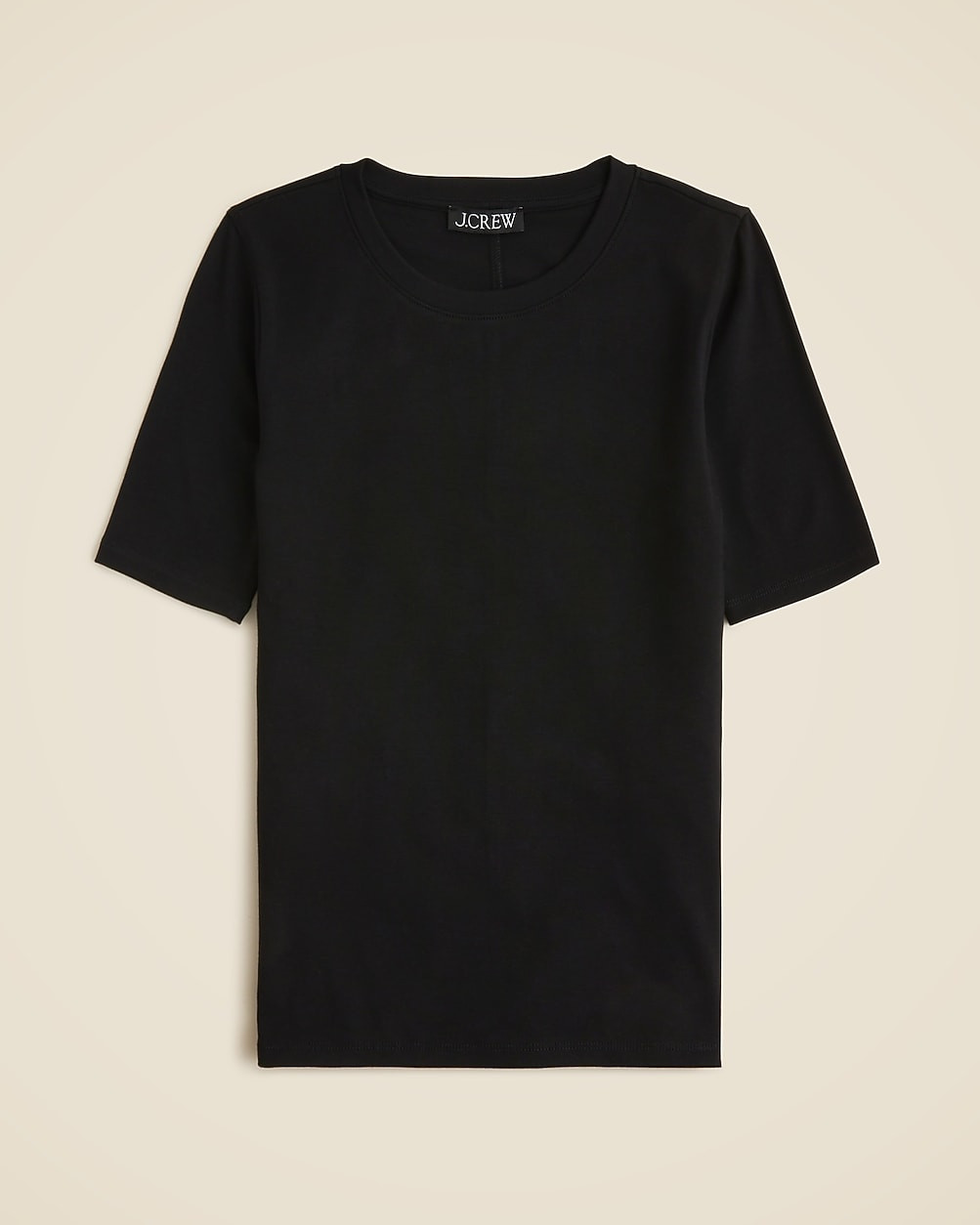 Refined rib elbow-sleeve T-shirt | J. Crew US