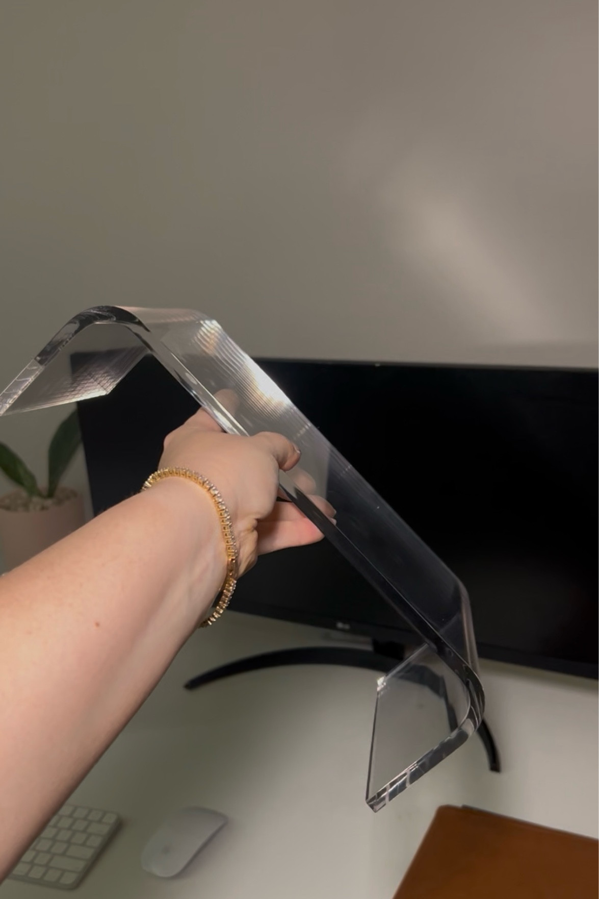 Loving this acrylic laptop riser from Amazon! 🩷

#LTKWorkwear #LTKFindsUnder50 #LTKHome