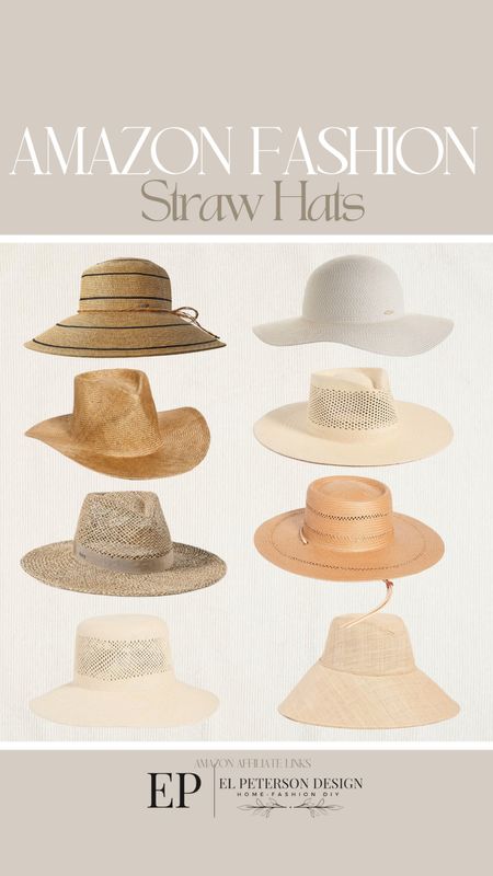 Straw hats 

#LTKstyletip
