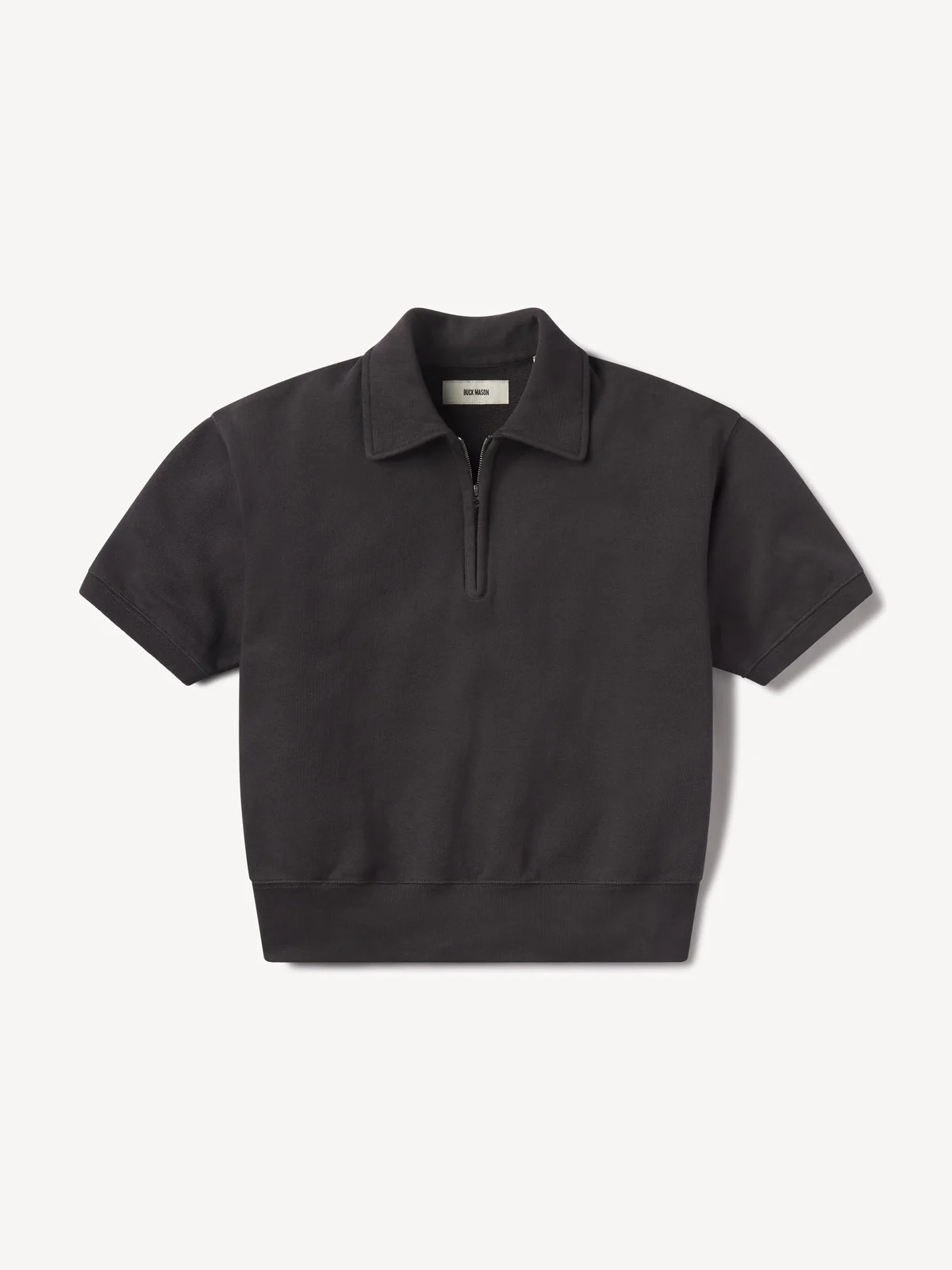 Vintage Interloop Short Sleeve Quarter Zip | Buck Mason
