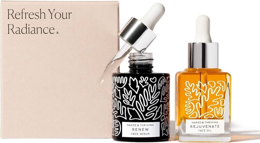 Naked & Thriving The Night Set | Renew Resurfacing Night Serum (30 mL) + Rejuvenate Restorative F... | Amazon (US)