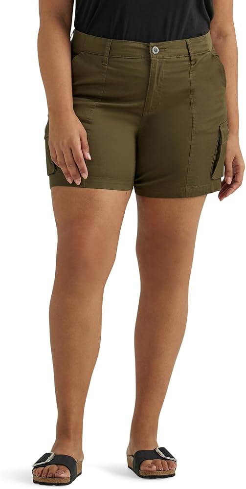 Lee Women's Ultra Lux Comfort with Flex-to-go Cargo Short | Amazon (US)