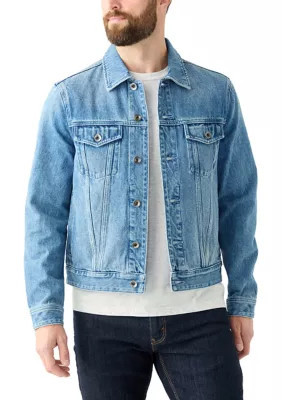 Michael Kors Men's Denim Trucker Jacket, Blue, X-Large | Belk