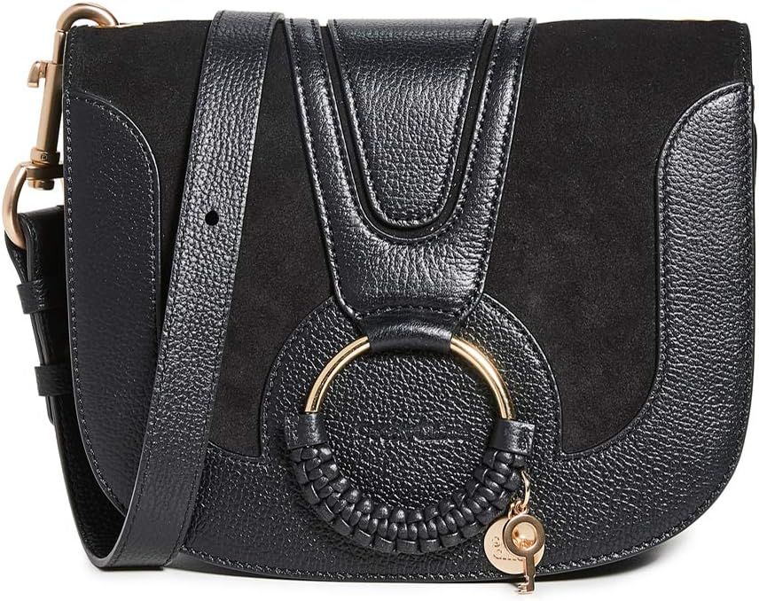 See by Chloe Hana Small Suede & Leather Crossbody Black One Size | Amazon (US)