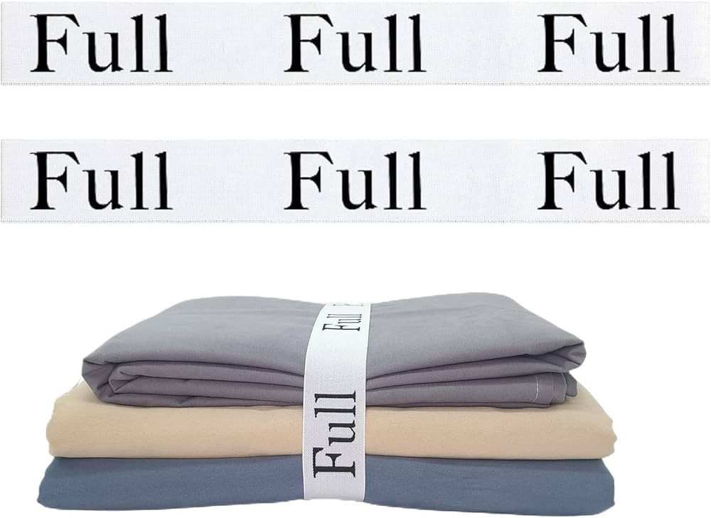 Maletnd 2 Pieces Bed Sheet Organizer Bands, Closet Organization Sheet Straps, Linen Labels Beddin... | Amazon (US)