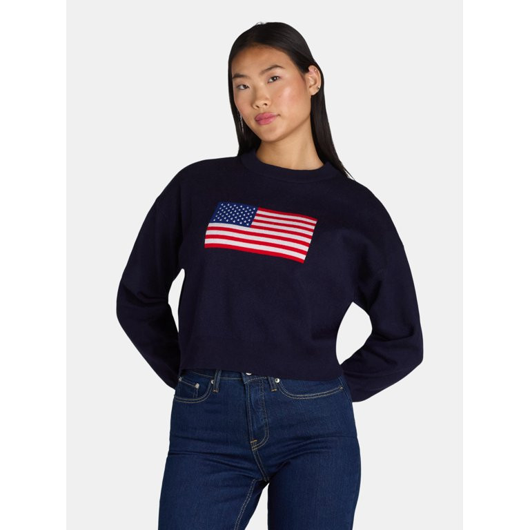 Liv & Lottie Juniors’ Graphic Sweater with Long Sleeves, Midweight, S-XL - Walmart.com | Walmart (US)