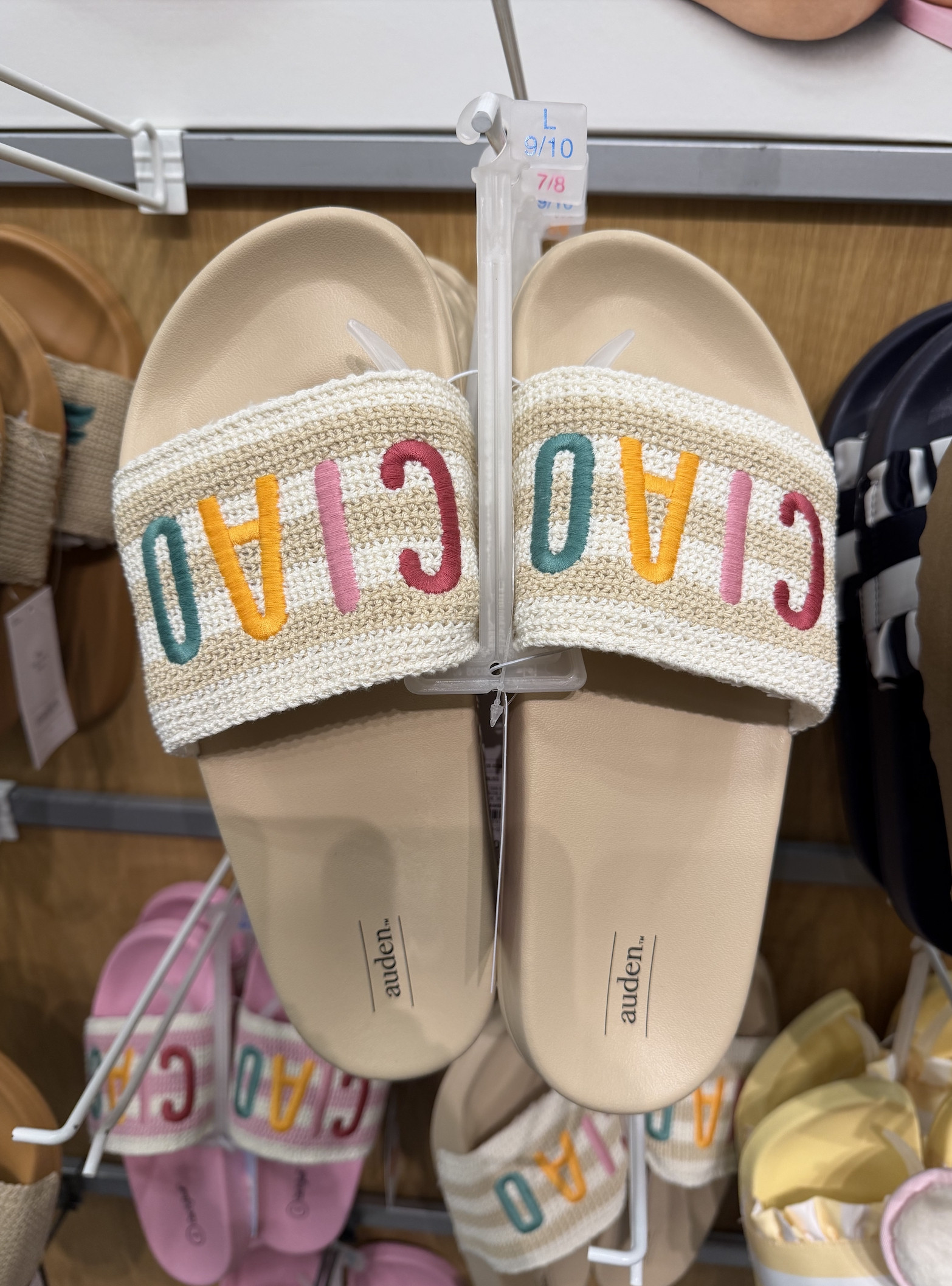 These slides are so cute for a pool day, or to pair with a simple denim shorts outfit for summer!

summer outfits, summer sandals, pool outfits, target fashion, target finds, affordable sandals for summer 

 #LTKootd