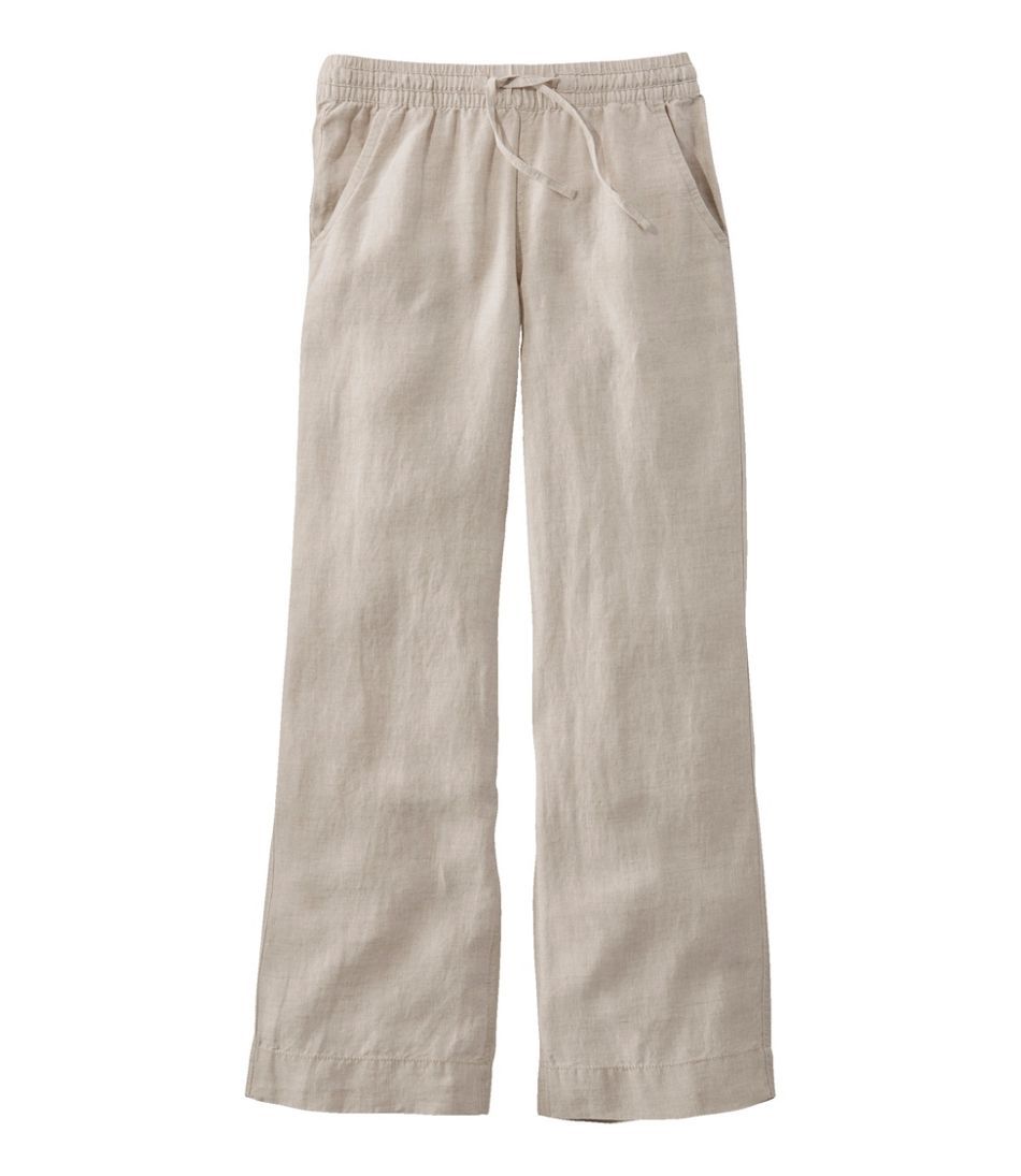 Women's Premium Washable Linen Pull-On Pants | L.L. Bean