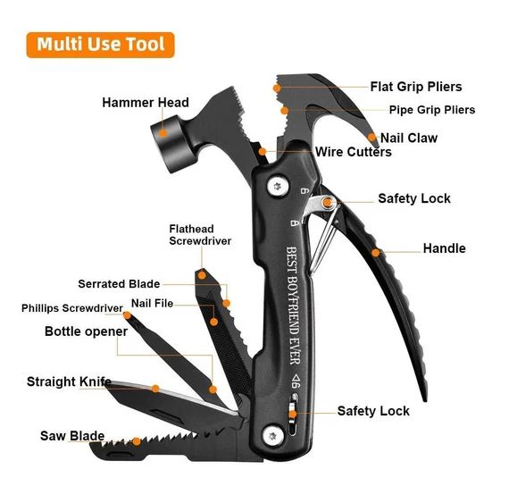 Personalized 12 in 1 Multitool Mini Hammer Multi Tool Tools | Etsy | Etsy (US)