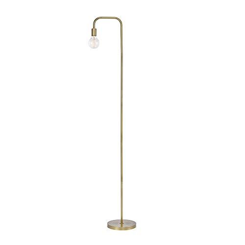 Globe Electric 67068 Holden 70" Floor Lamp, Matte Brass, in-Line On/Off Foot Switch | Amazon (US)
