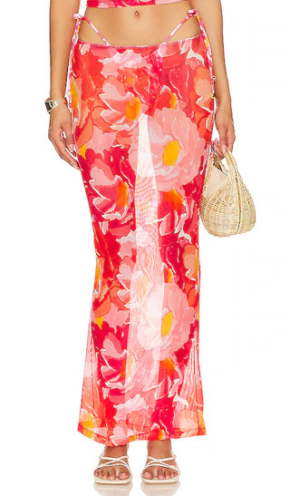 Mimi Maxi Skirt in Iris | Revolve Clothing (Global)