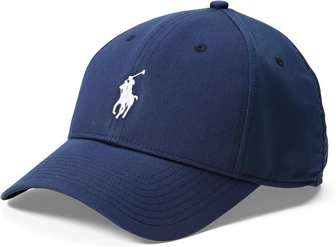 Polo Ralph Lauren Men`s Baseline Performance Cap (French Navy(5001)/White, One Size) | Amazon (US)