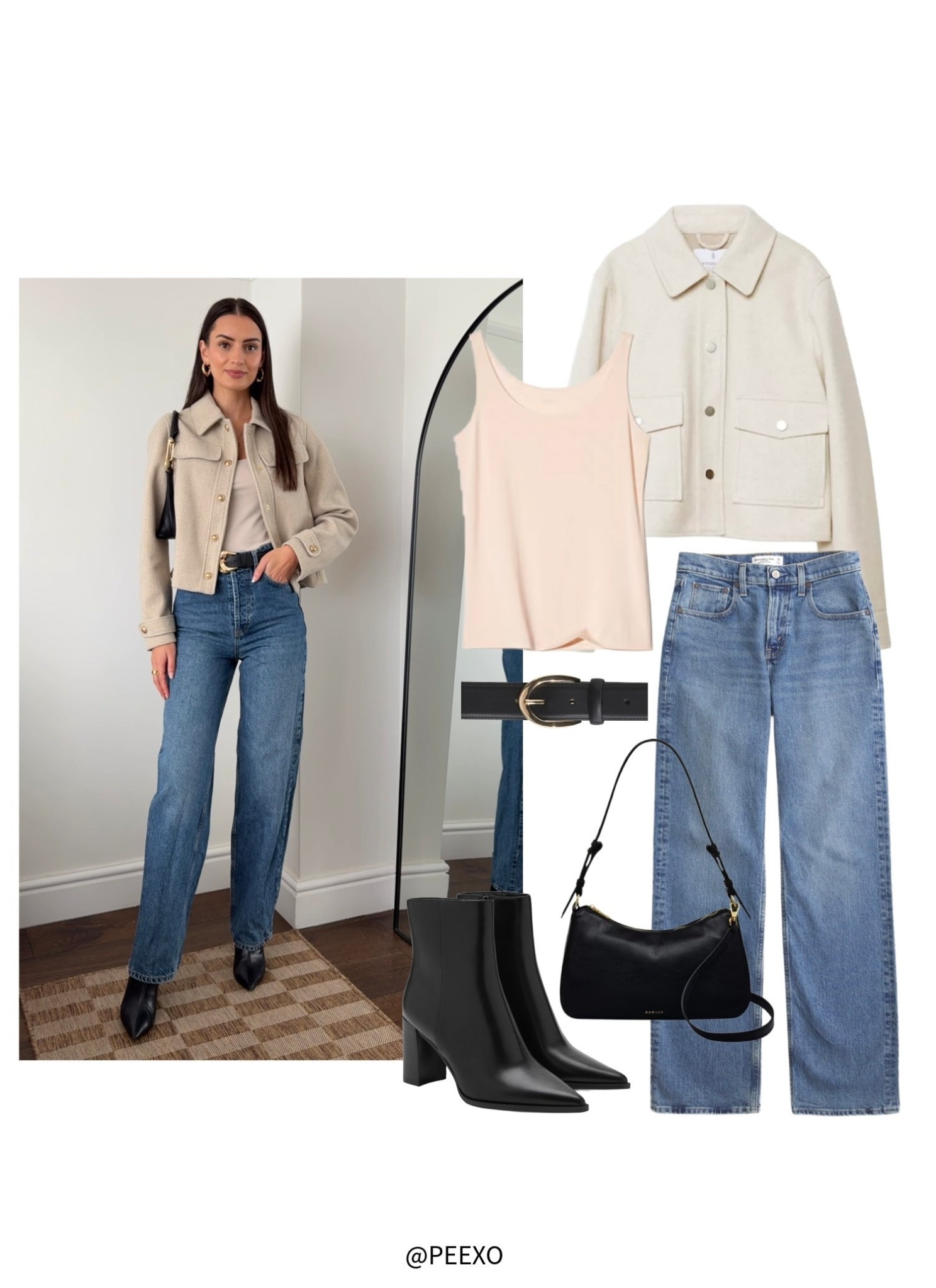 Outfit breakdown 

Cropped jacket, wide leg jeans, ankle boots, shoulder bag

#LTKautumn #LTKuk