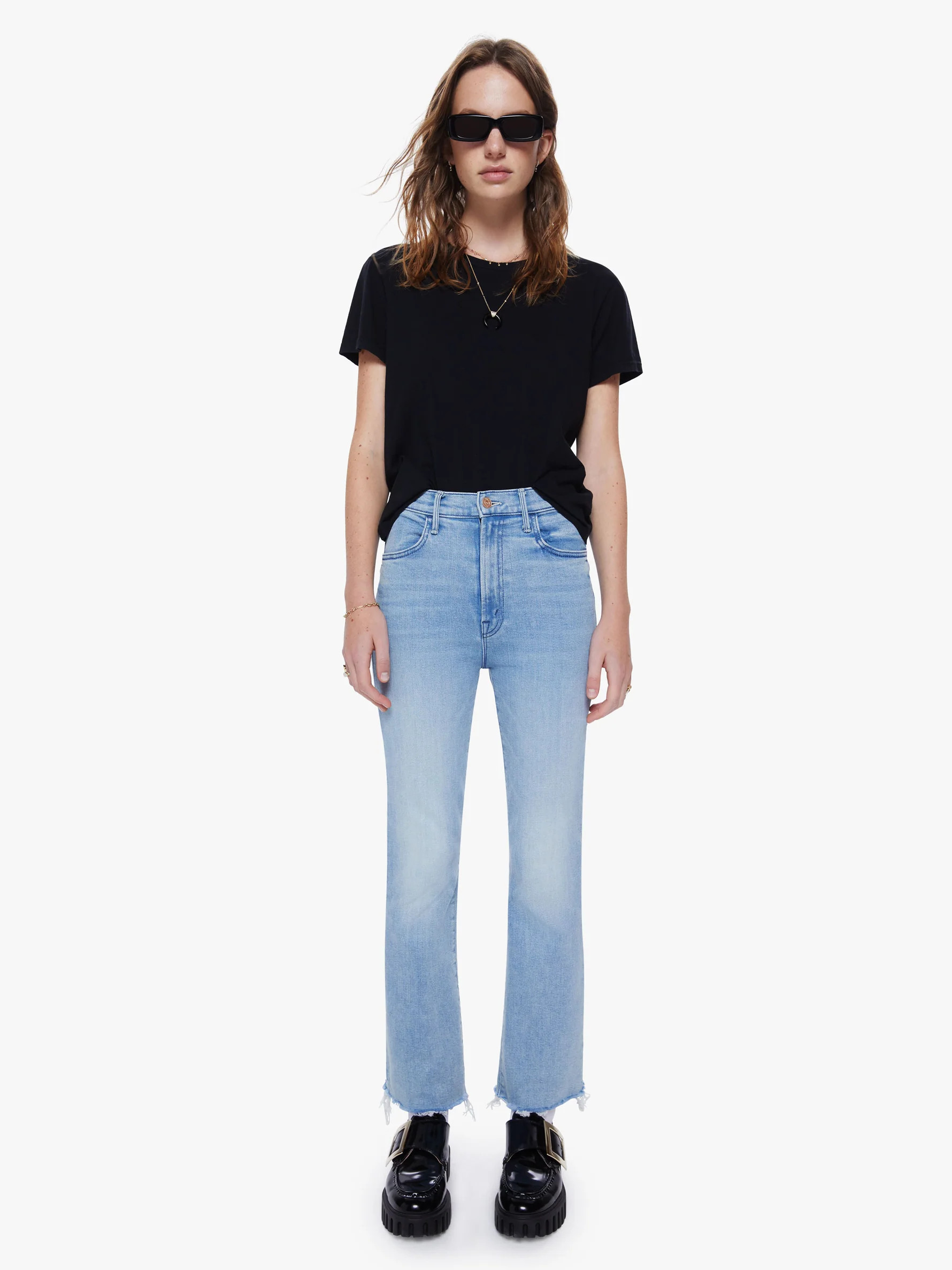 The Hustler Ankle Fray | Mother Denim