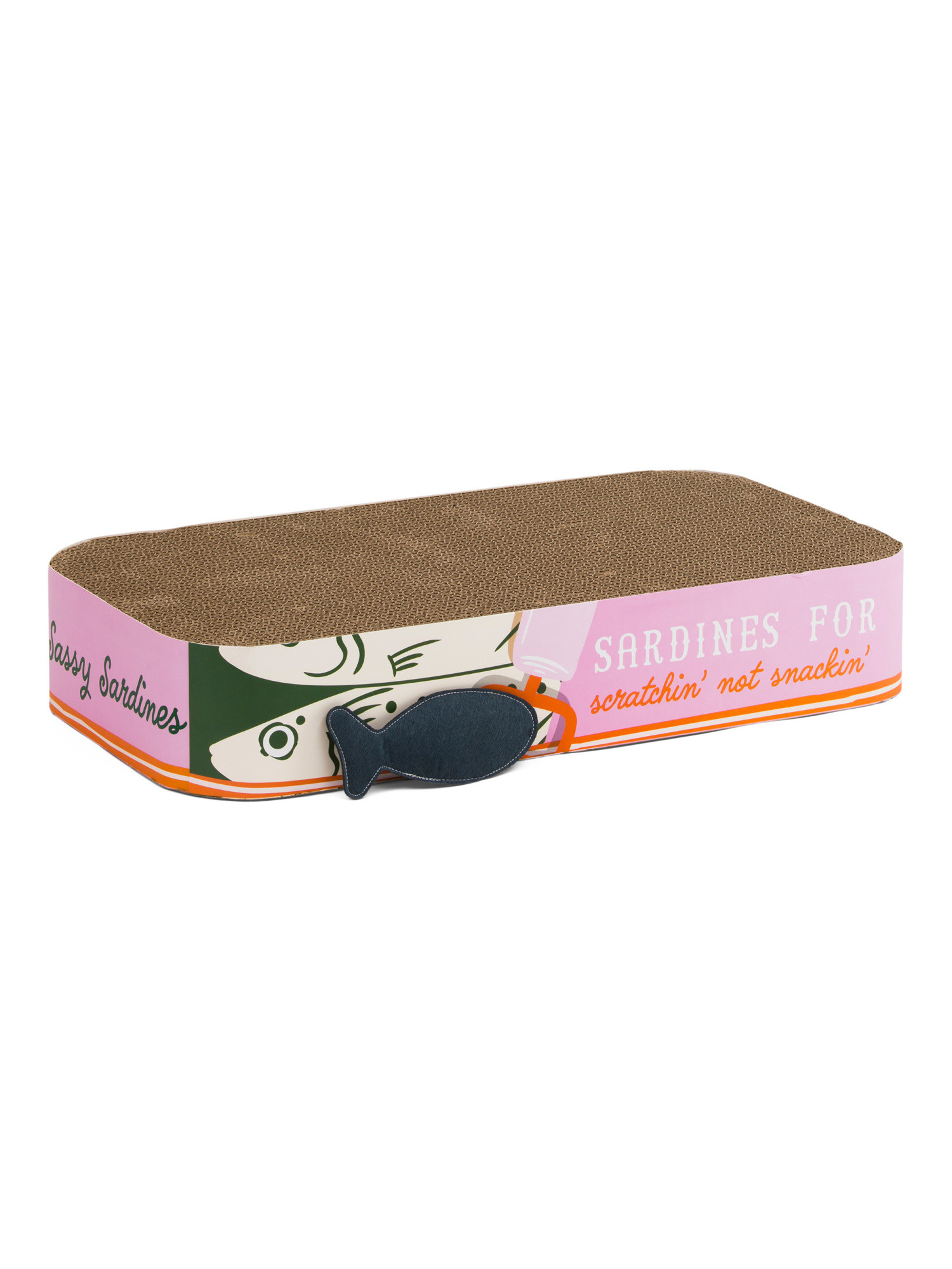Sardine Cat Scratcher With Felt Sardine Cat Nip Toy | Home | Marshalls | Marshalls