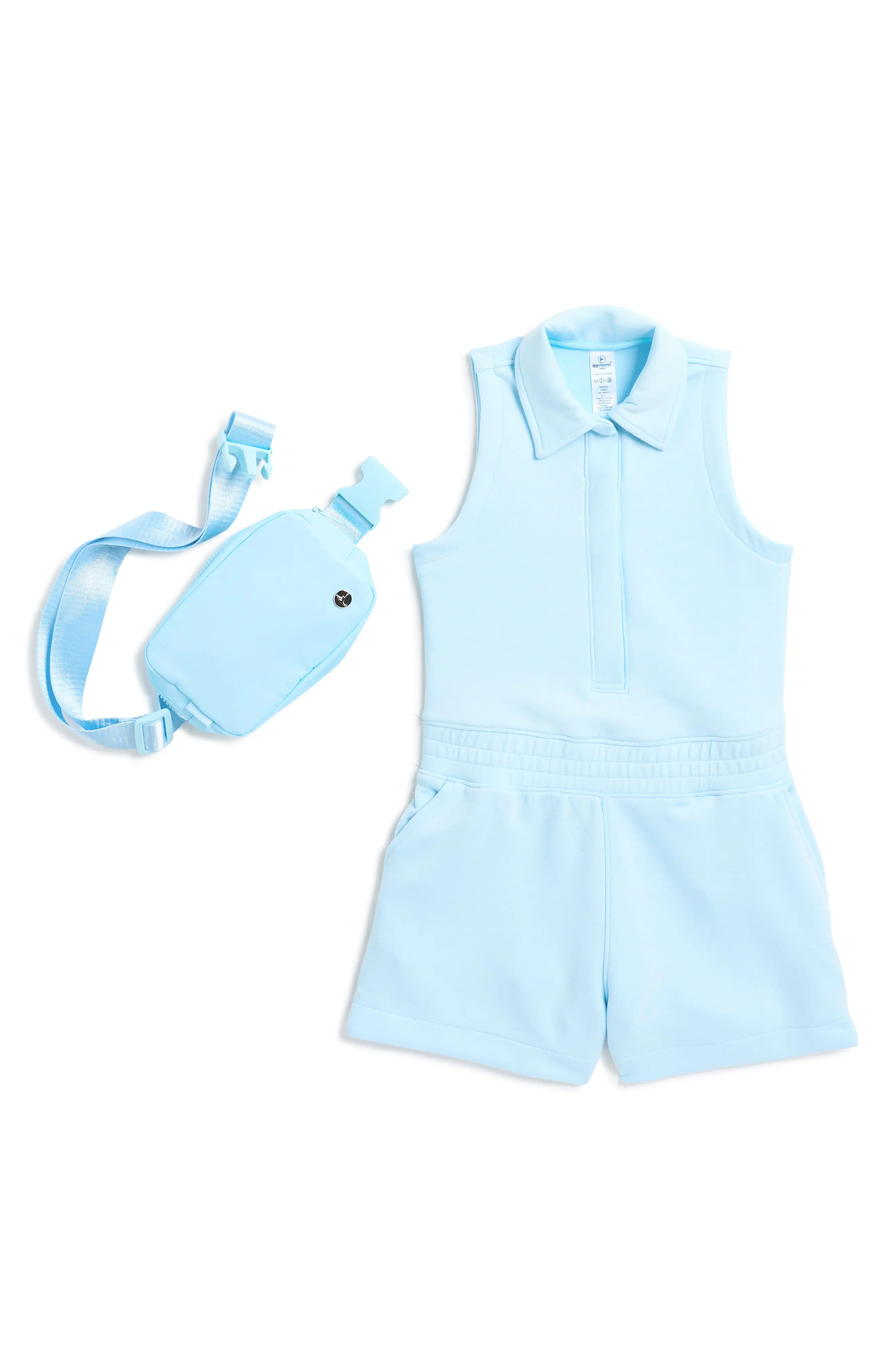 Kids' Scuba Knit Romper & Belt Bag Set (Women) | Nordstromrack | Nordstrom Rack