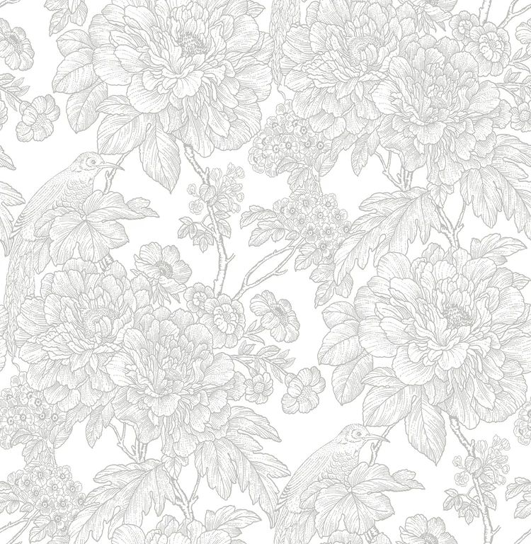 Viola Floral Wallpaper | Wayfair North America