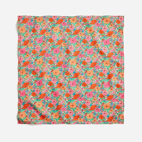 Square scarf in Liberty® print | J. Crew US