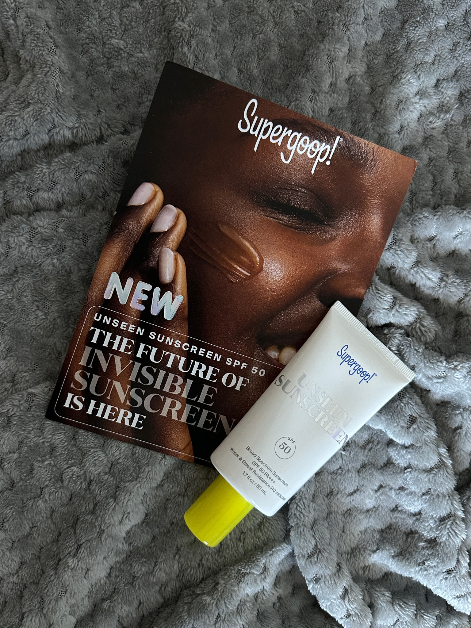 Supergoop upgraded to SPF 50! I am here for this. It’ll be dropping in the store soon 