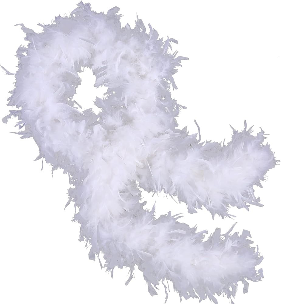 THARAHT 19 Color- 40/60g 2Yard Chandelle Feather Boa Dancing Wedding Party Halloween Costume Deco... | Amazon (US)