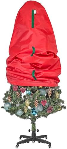 Upright Christmas Tree Storage Bag - Fits 7 Ft Artificial Xmas & Topiary Tree, Vertical Holiday C... | Amazon (US)
