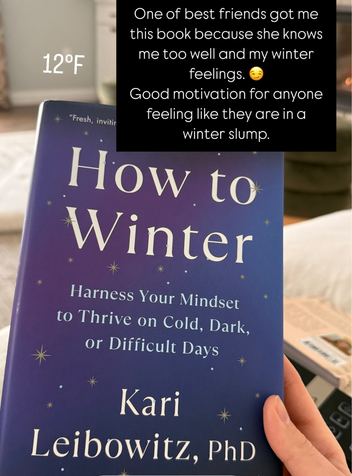 One of best friends got me this book because she knows me too well and my winter feelings. 😏 
Good motivation for anyone feeling like they are in a winter slump.
https://urlgeni.us/amzn/Bookhowtowinter

#LTKHome #LTKTravel