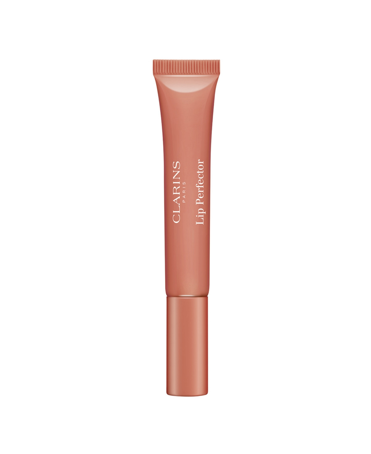 Clarins Lip Perfector Peptide-Plumping and Hydrating Lip Gloss - 06 Rosewood Shimmer (Rosy Nude) | Macy's
