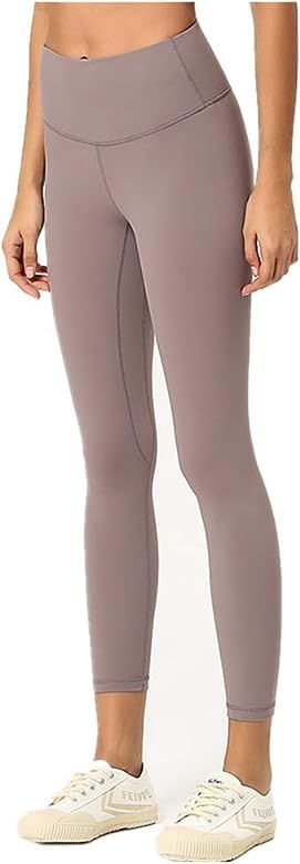 Breathable Yoga Pants with Invisible Pockets Moisture Wicking Fabric High Waisted Yoga Legging | Amazon (US)