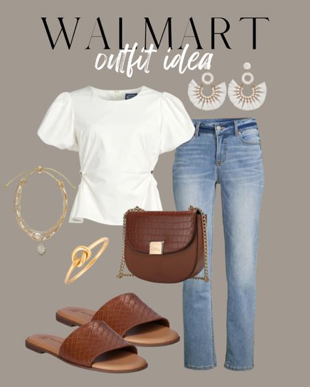 Walmart new arrivals, Walmart outfit, white blouse, summer outfit 

#LTKFindsUnder50 #LTKSeasonal #LTKStyleTip