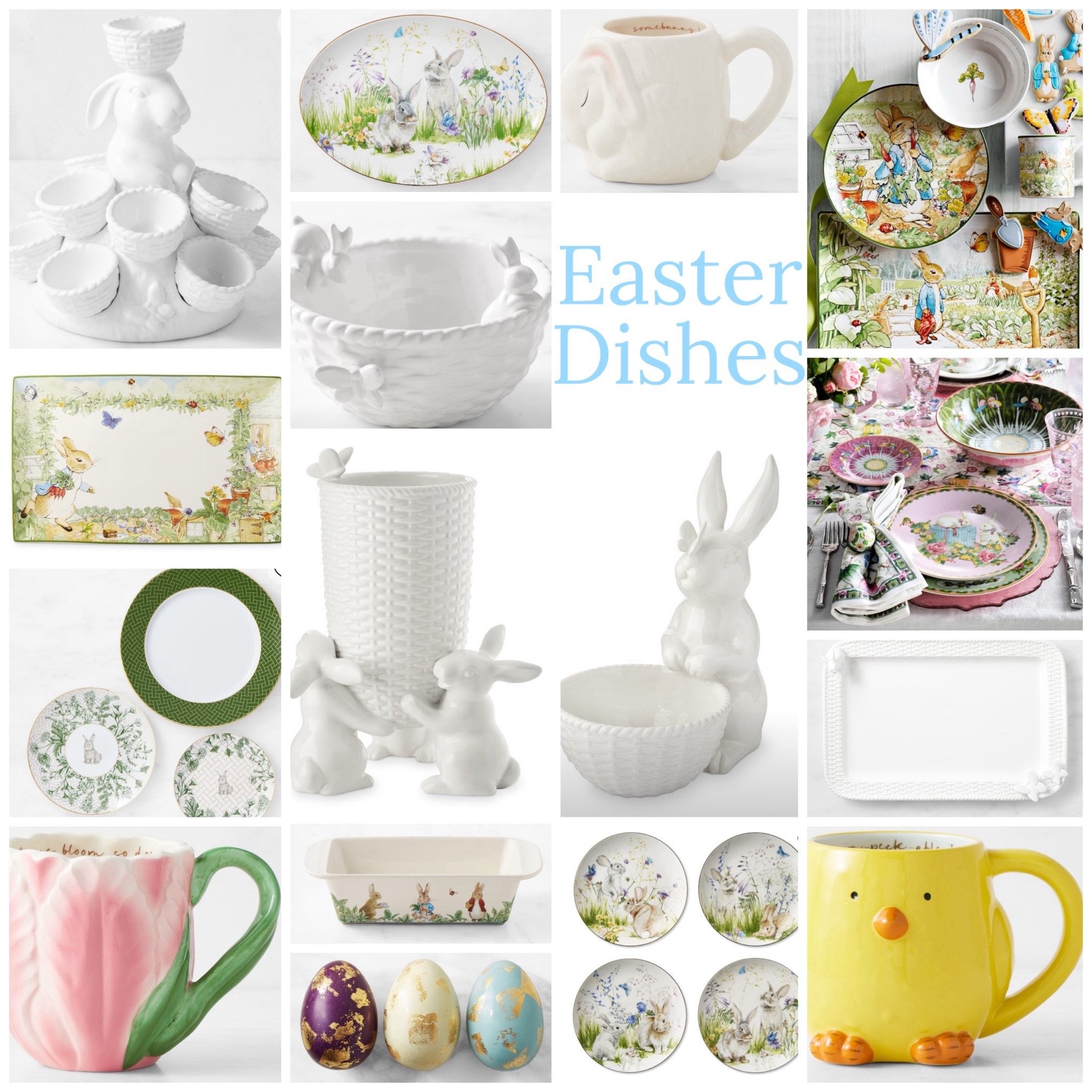 Easter core: hosting edition @Williams-Sonoma  has the best dishes for hosting easter. 
