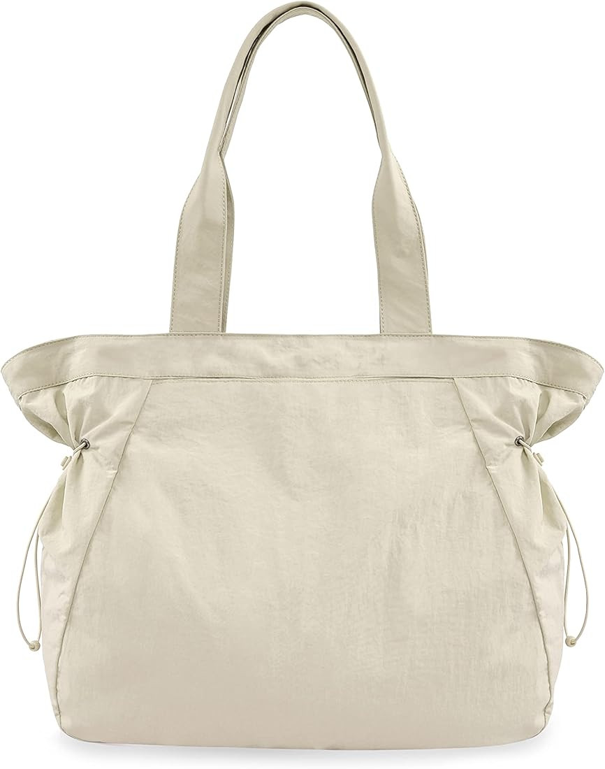 ODODOS 18L Side-Cinch Shopper Bags Lightweight Shoulder Bag Tote Handbag for Shopping Workout Bea... | Amazon (US)