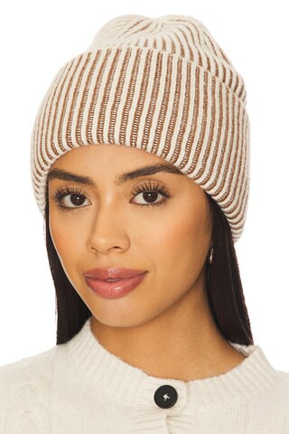 Varley Dionne Plated Beanie in Cocoa Dust from Revolve.com | Revolve Clothing (Global)