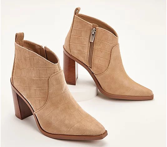 Vince Camuto x Almost Ready Heeled Boots - Winndie - QVC.com | QVC