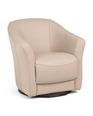31x31 Leather Ada Swivel Chair | TJ Maxx
