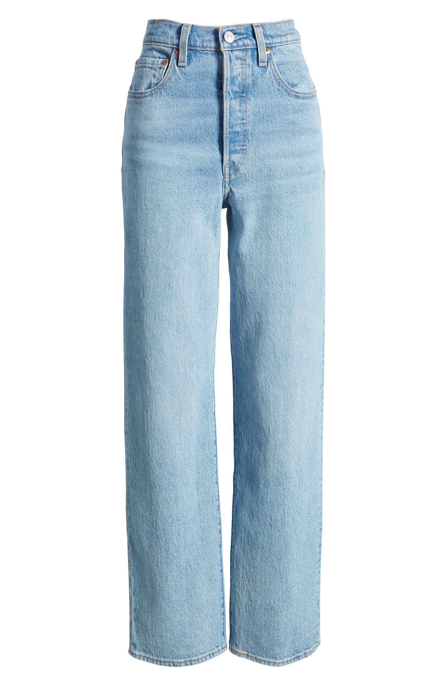 Ribcage High Waist Straight Leg Jeans | Nordstrom