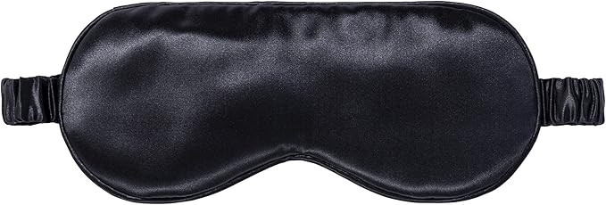 slip Pure Silk Sleep Mask - Black | 100% Mulberry Silk, Ultra Soft & Comfortable, Blocks Light fo... | Amazon (US)