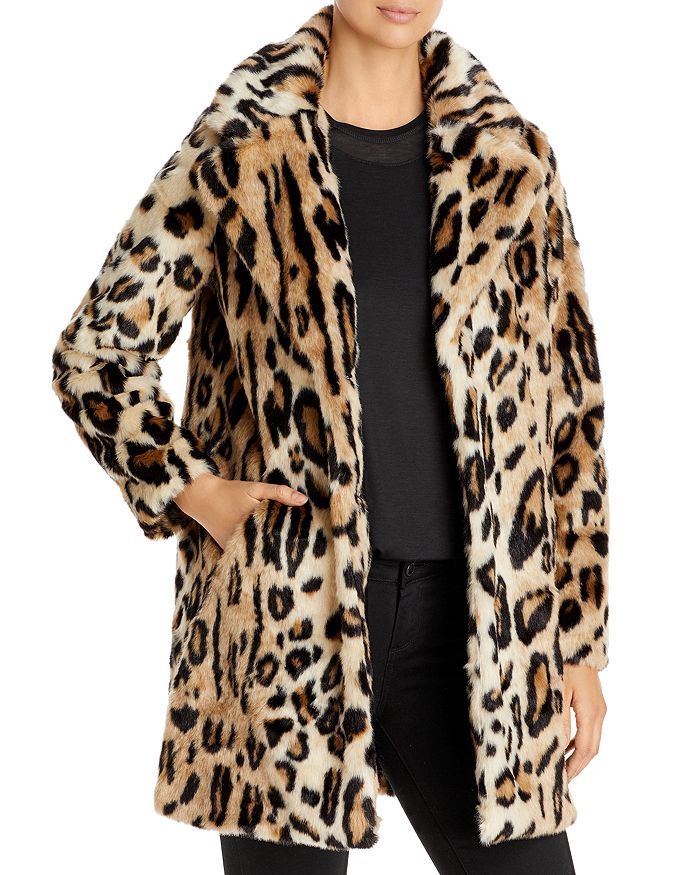 Lana Leopard Print Faux Fur Coat | Bloomingdale's (US)