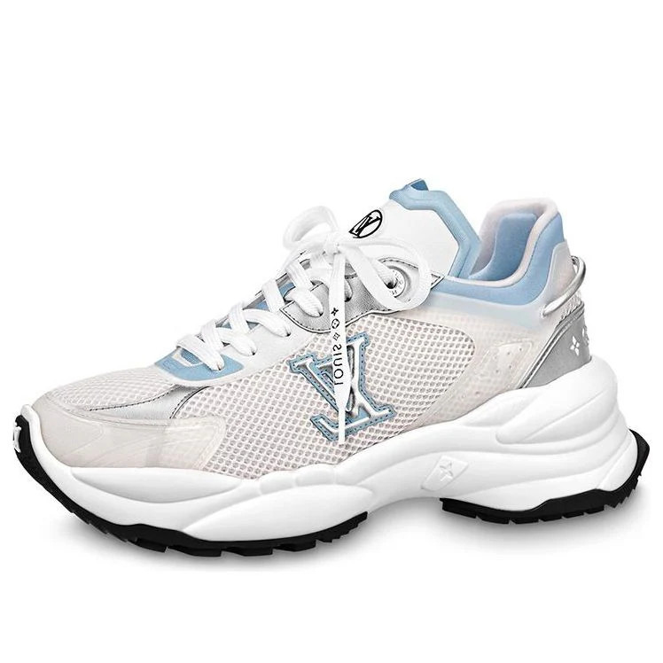 (WMNS) LOUIS VUITTON Run 55 Sneakers 'White Blue' 1ABVII | KICKS CREW