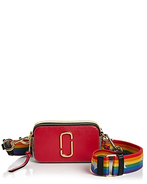 Marc Jacobs Snapshot Rainbow Strap Color Block Saffiano Leather Camera Bag | Bloomingdale's (US)