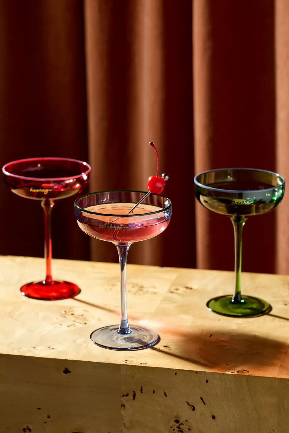 Emergency Celebration 6 oz Crystal Coupe Glass | Urban Outfitters (US and RoW)